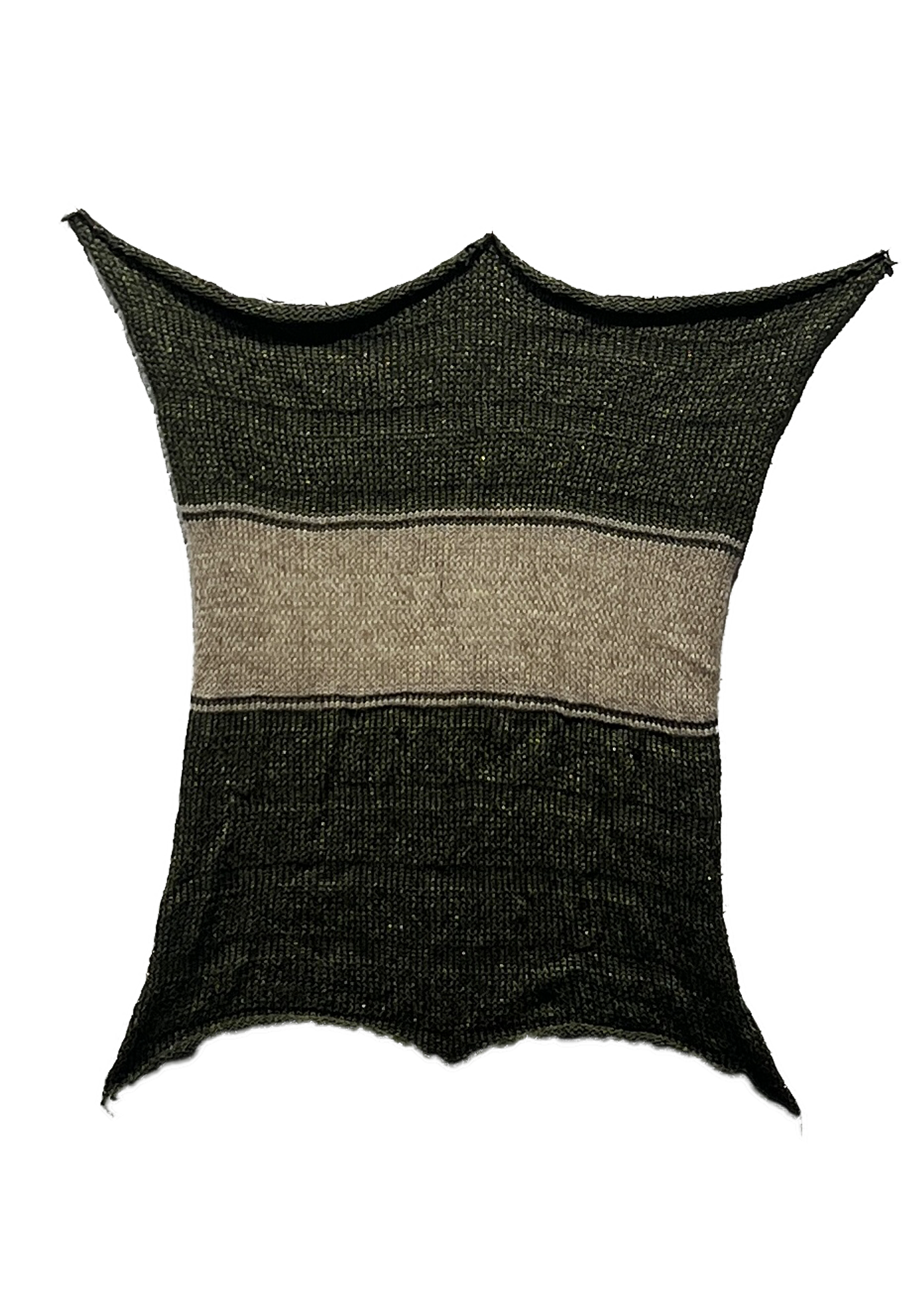 man walking in front of textured wall