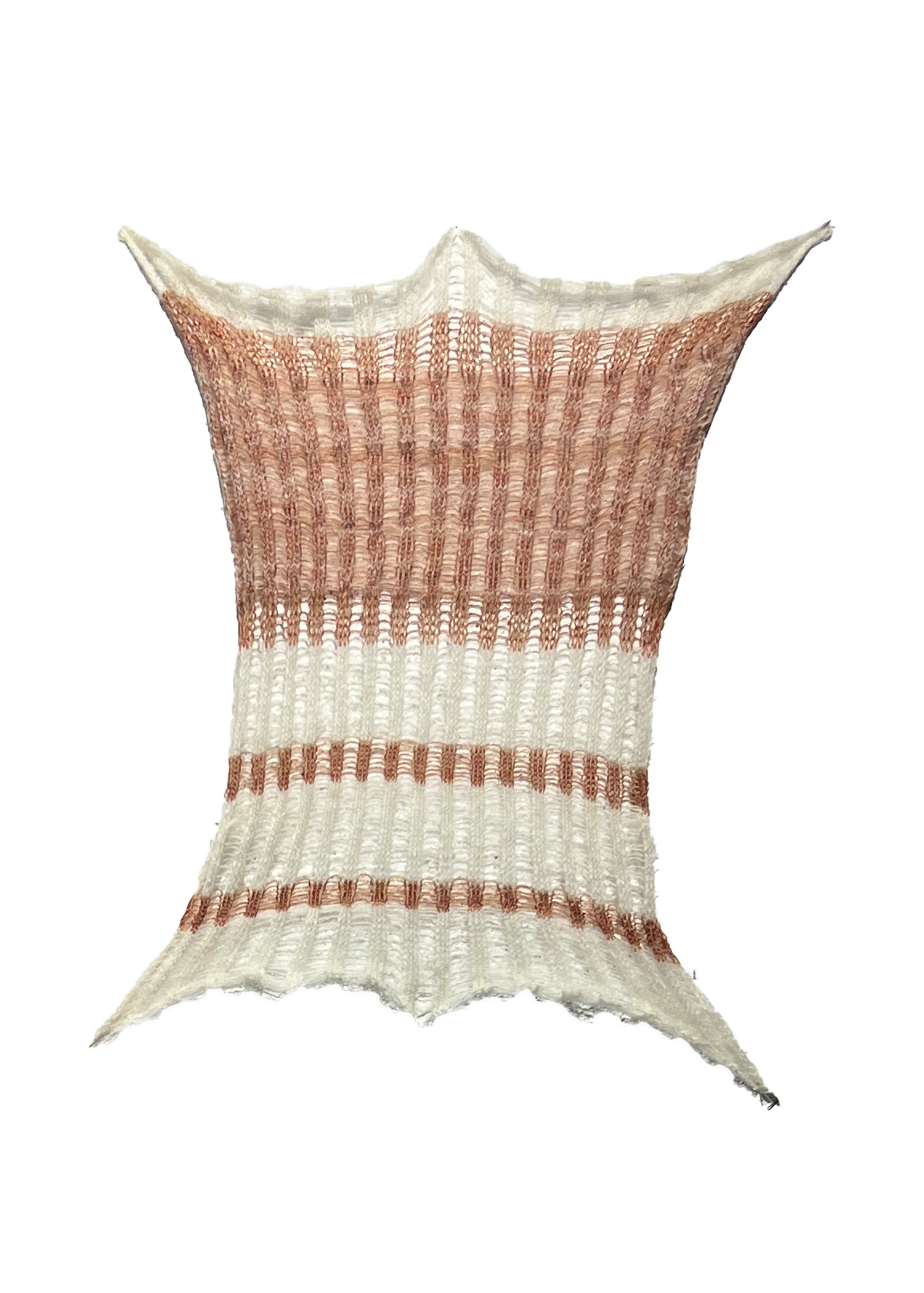 man walking in front of textured wall