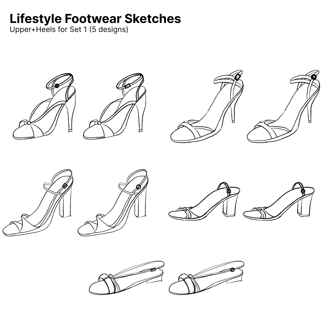 lifestyle heel sketches