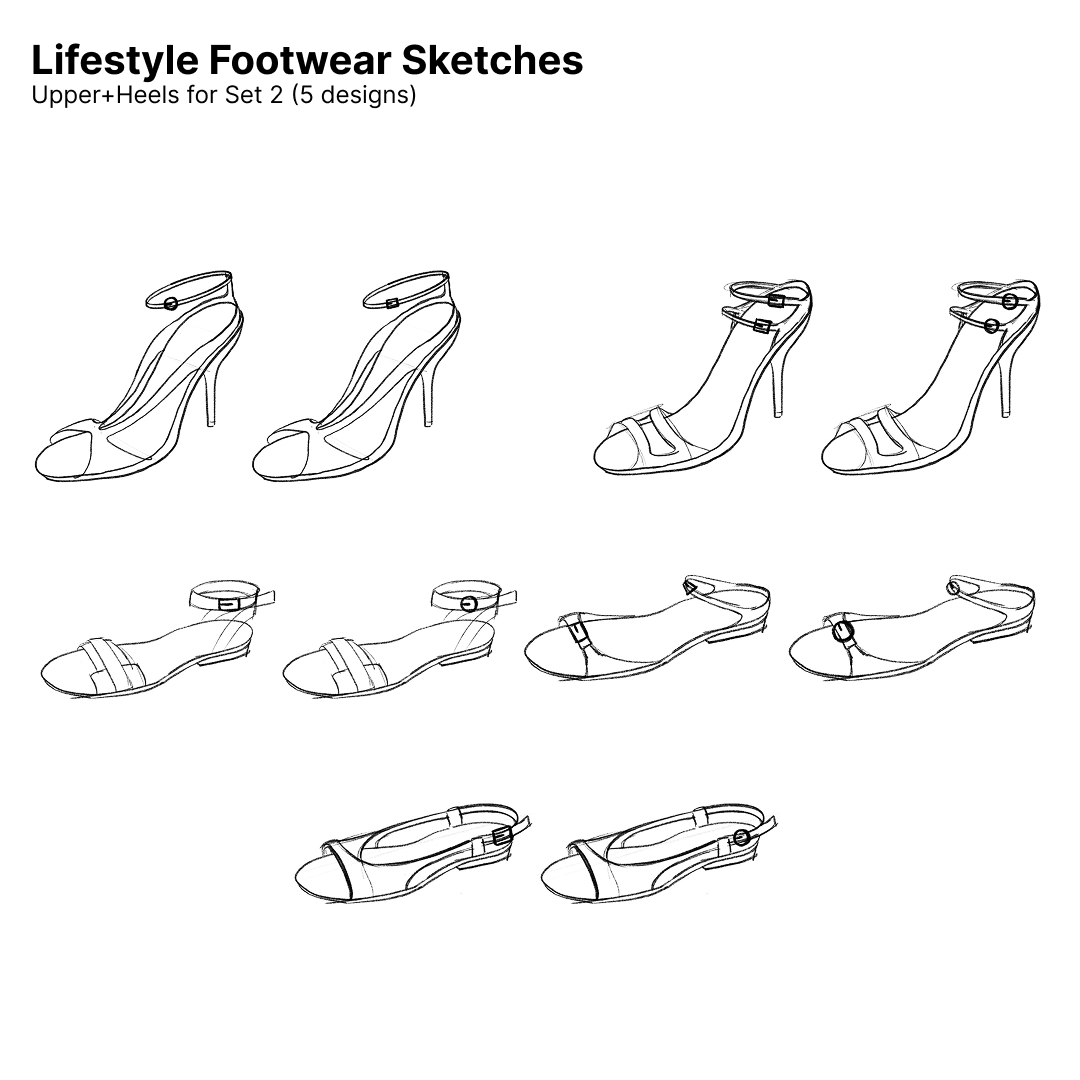 lifestyle heel sketches