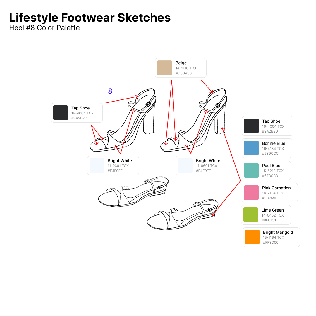 lifestyle heel sketches