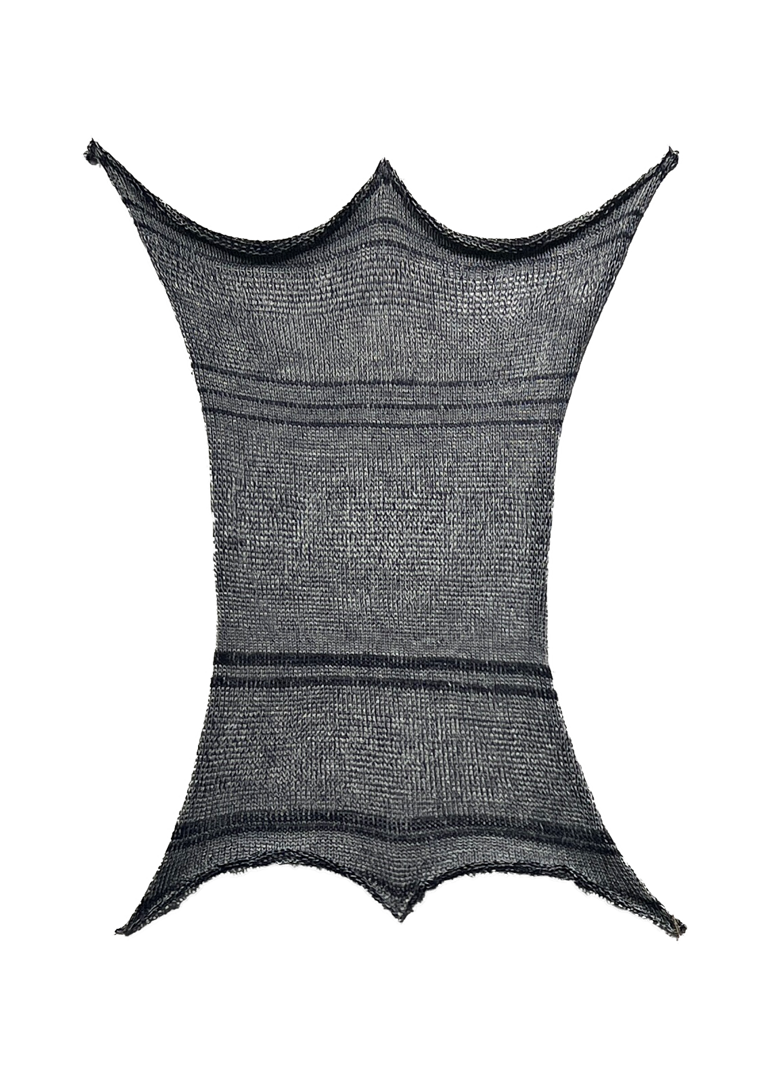 blurry photo of sunset over ocean with logo on top